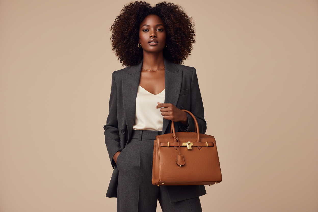 Quiero esa misma imagen pero con una mujer africana de tez morena con pelo rizado