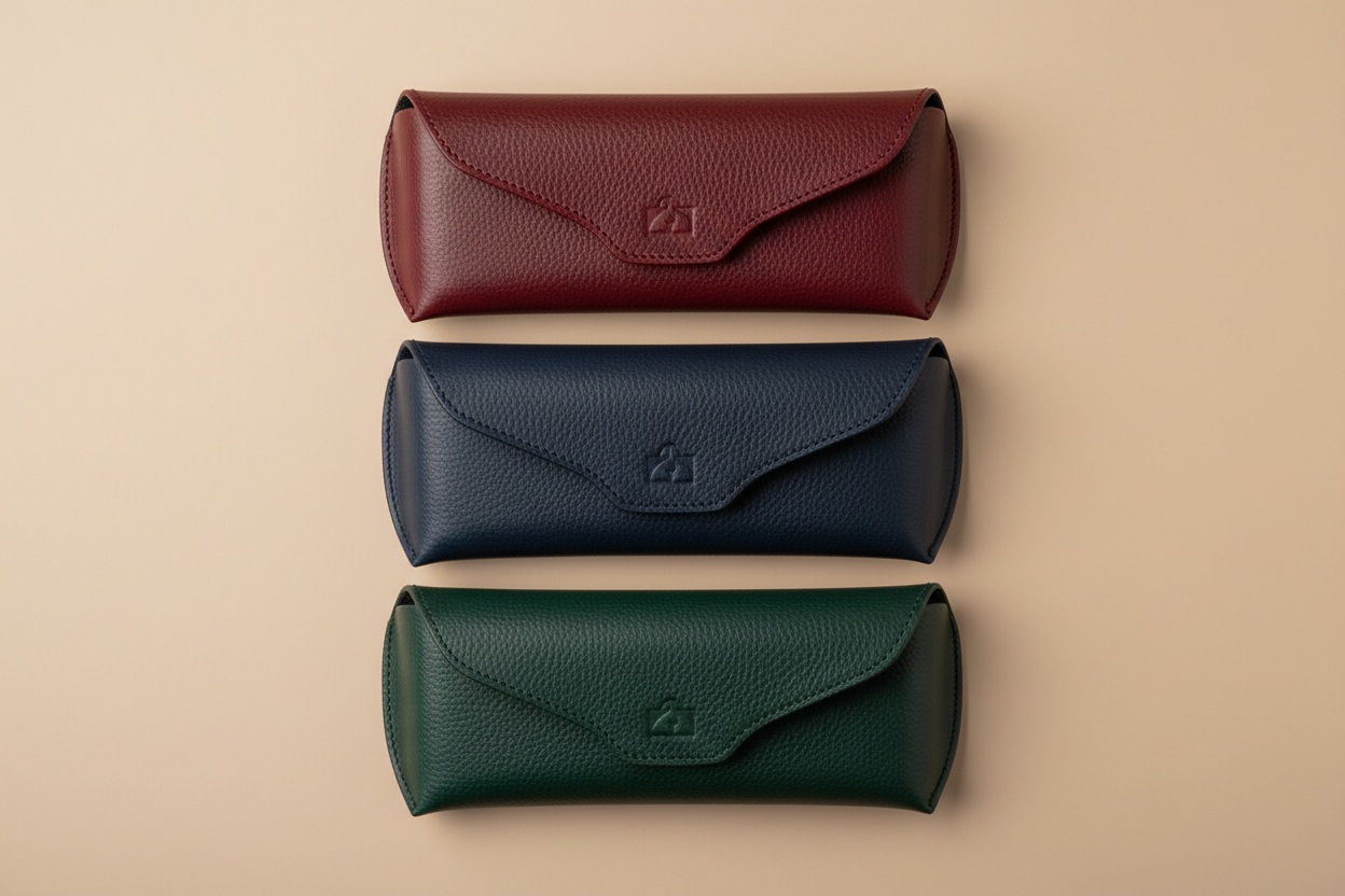 Y ahora la misma foto pero con porta gafas de diferentes colores 